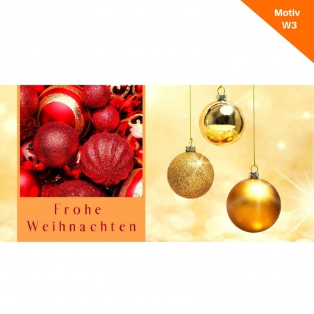 Postkarte - Weihnachtskarte Motiv W3