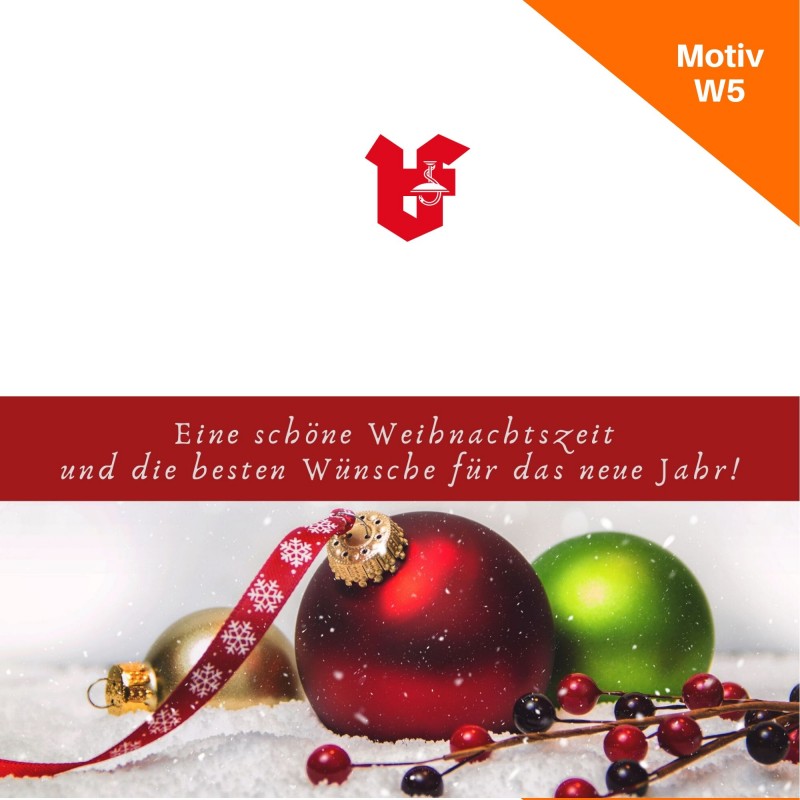 Klappkarte Weihnachtskarte Motiv W5