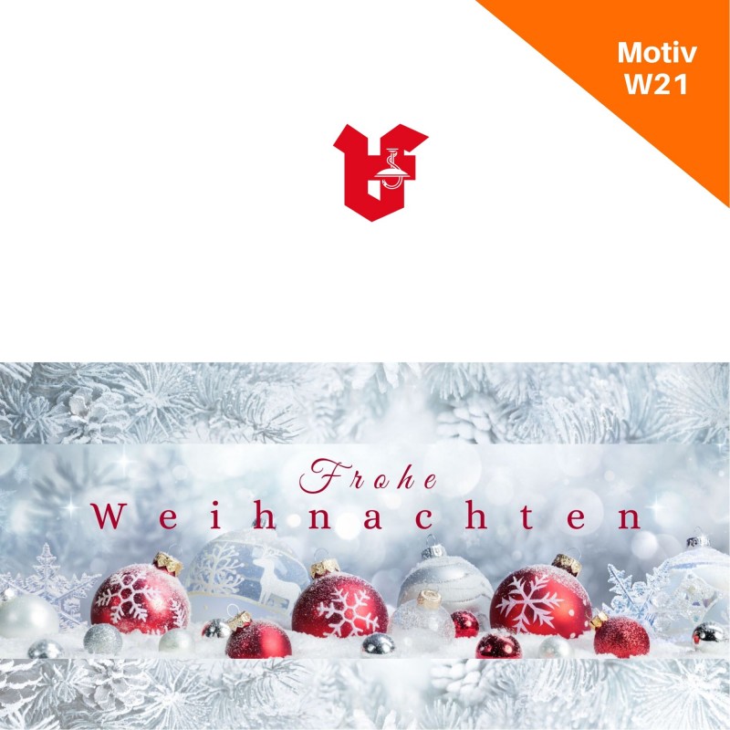 Klappkarte Weihnachtskarte Motiv W21